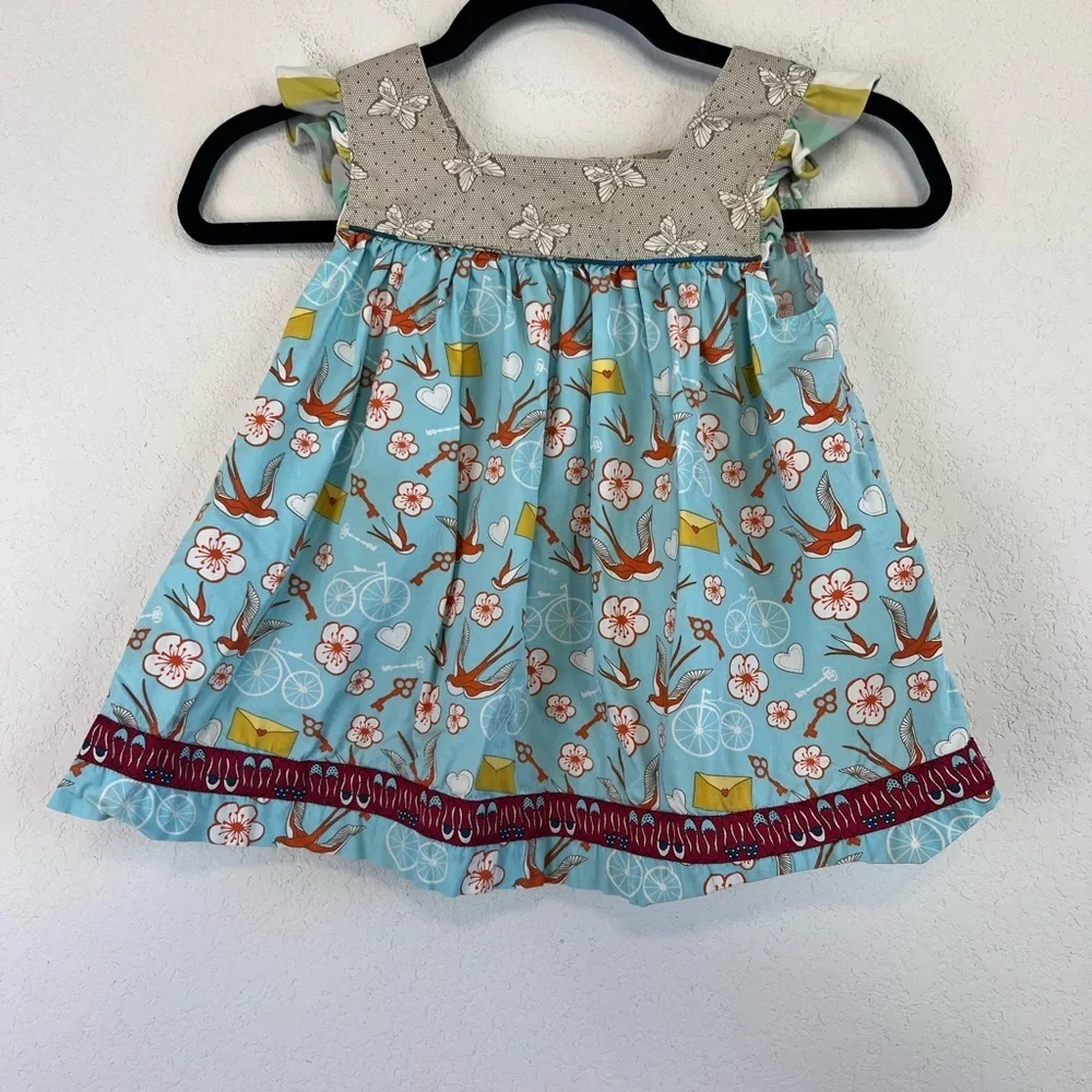 Matilda Jane Girls Its A Wonderful Parade Love Dress Size 6